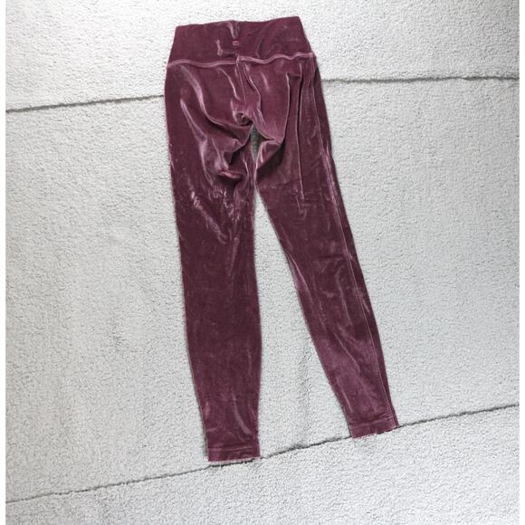 Lululemon Legging 6 Deep Maroon Wunder Under Special Edition Velvet Garnet - Picture 3 of 11